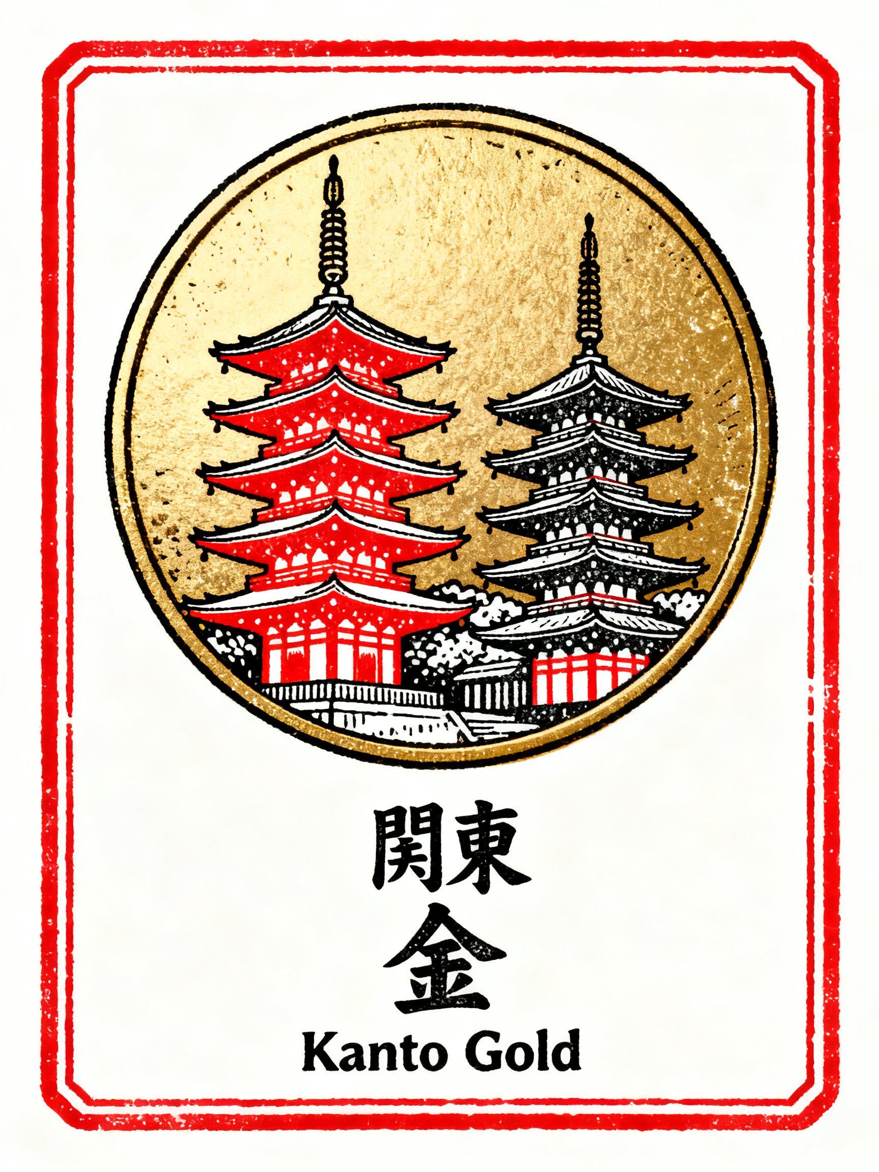 Generated Kanto Metro gold medallion reward