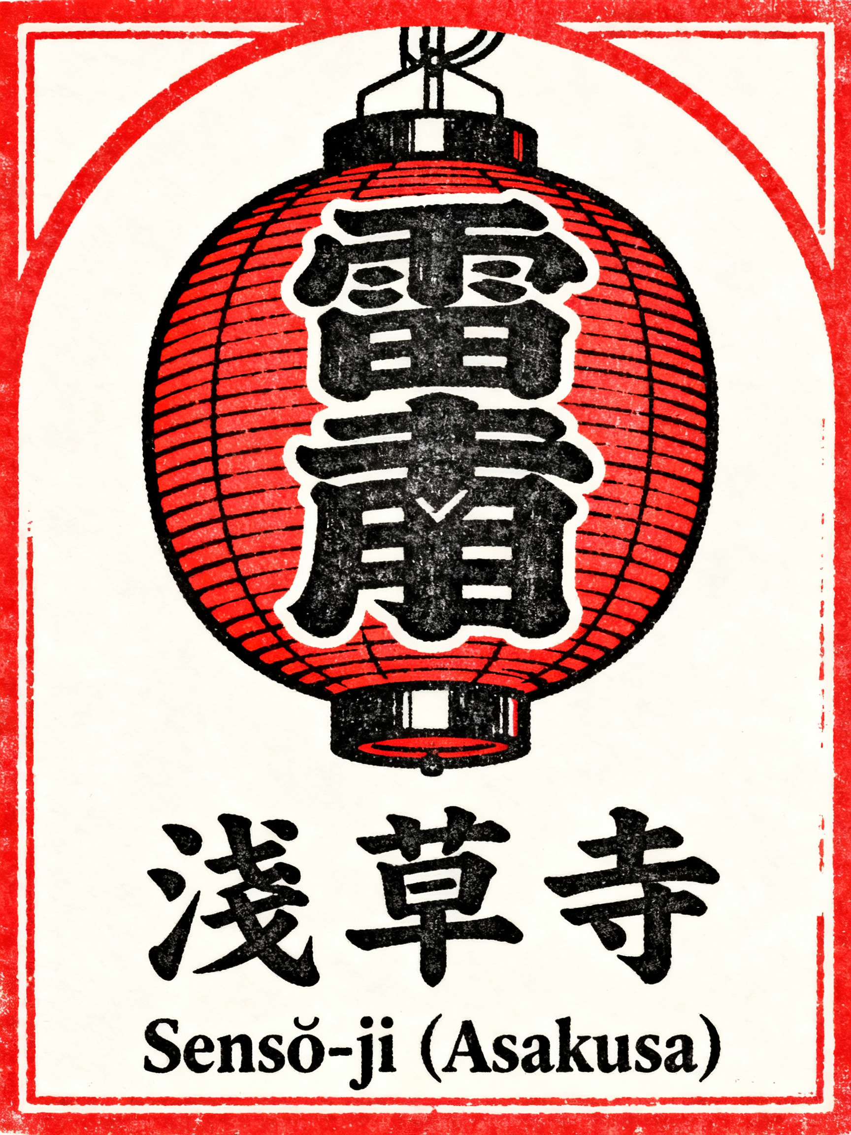Generated Senso-ji Asakusa goshuin reward